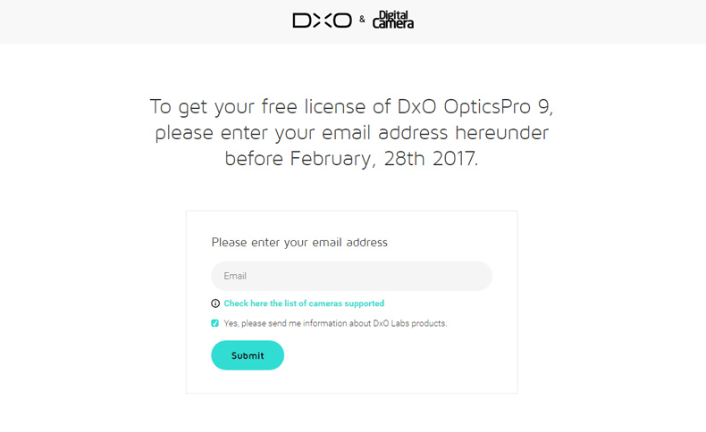 Lì năm mới 2017: DxO Optics Pro 9 hoàn toàn miễn phí! | 50mm Vietnam Official Site