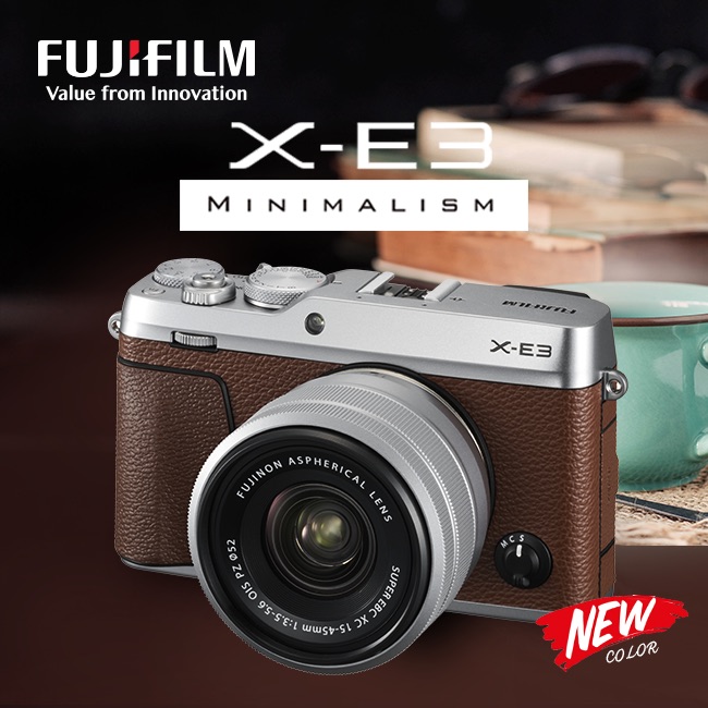 Fujifilm X-E3 có thêm phiên bản màu nâu! | 50mm Vietnam