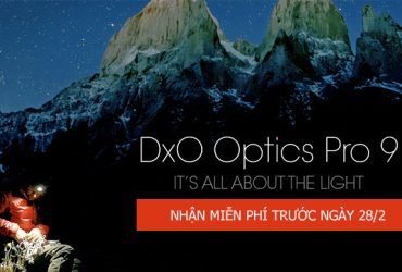 Lì năm mới 2017: DxO Optics Pro 9 hoàn toàn miễn phí! | 50mm Vietnam Official Site